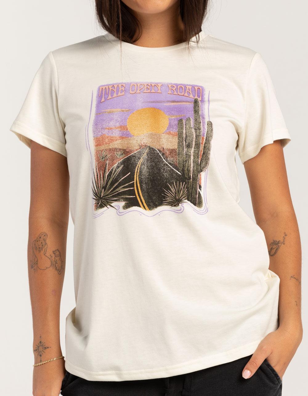 TENTREE Open Road Womens Tee - OFF WHITE Product Image