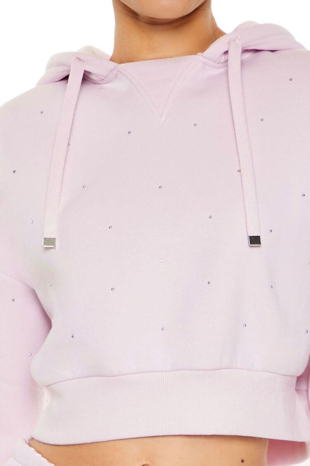 Active Rhinestone Cropped Hoodie | Forever 21 Product Image