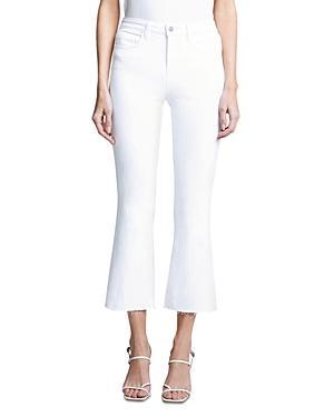 Womens Kendra Cropped Flare Jeans Product Image