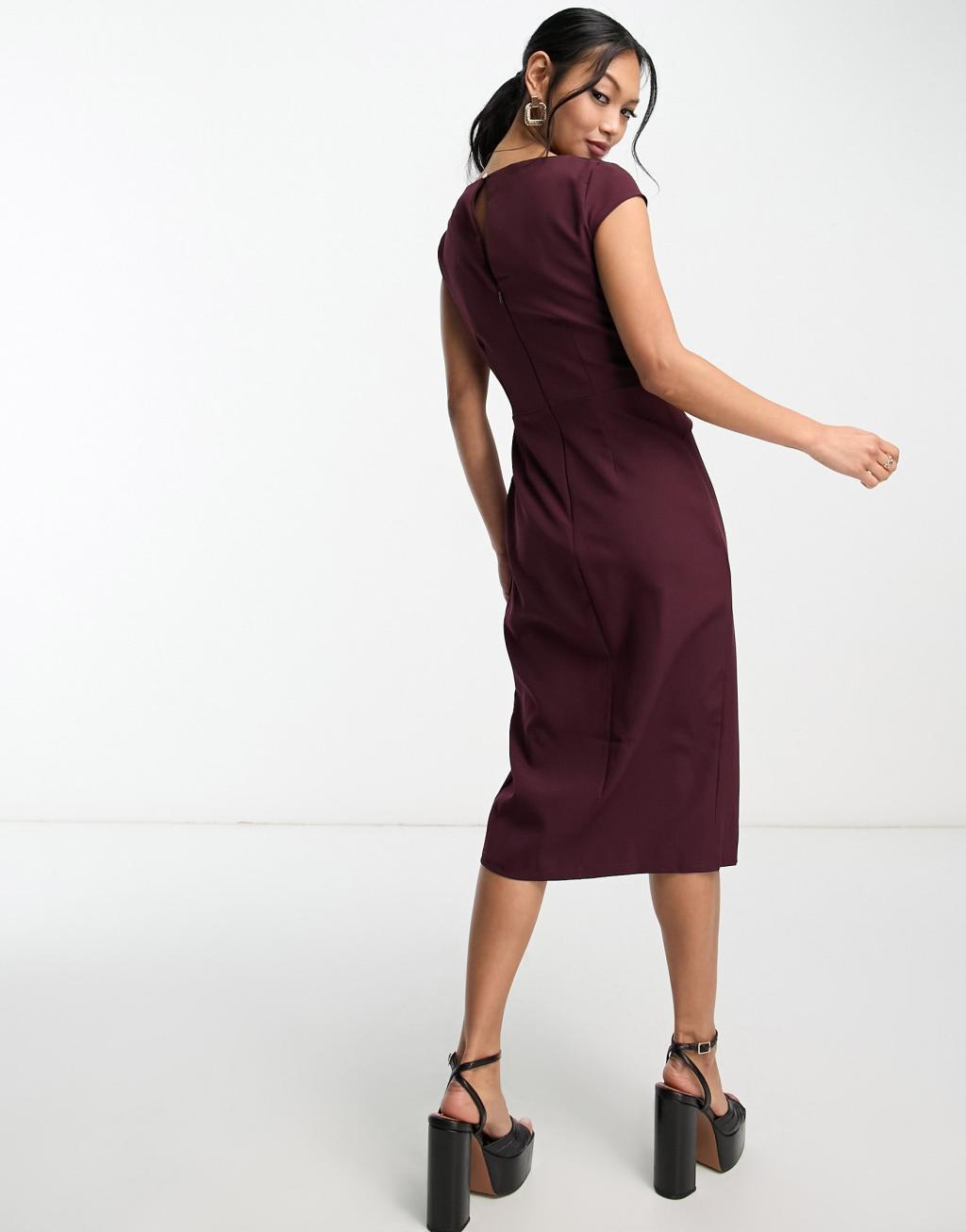 Lipsy corsetted cut out midi dress Product Image