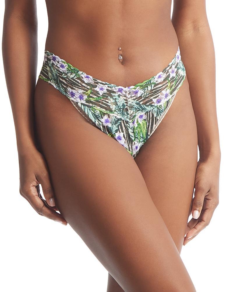 Hanky Panky Signature Lace Printed Original Rise Thong (Staycation) Women's Underwear Product Image