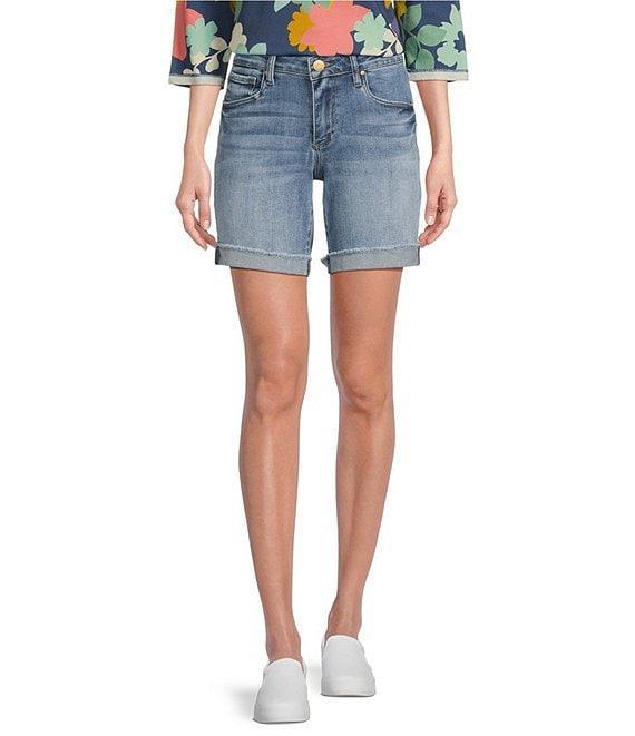 KUT from the Kloth Catherine Boyfriend Mid Rise Shorts Product Image