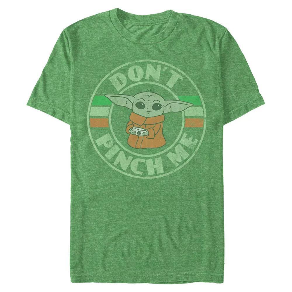 Big & Tall Star Wars The Mandalorian The Child Don't Pinch Me Graphic Tee, Men's, Size: XXL Tall, Kelly Grey Product Image