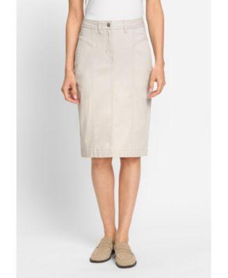 Olsen Womens Stretch Twill Skirt Product Image
