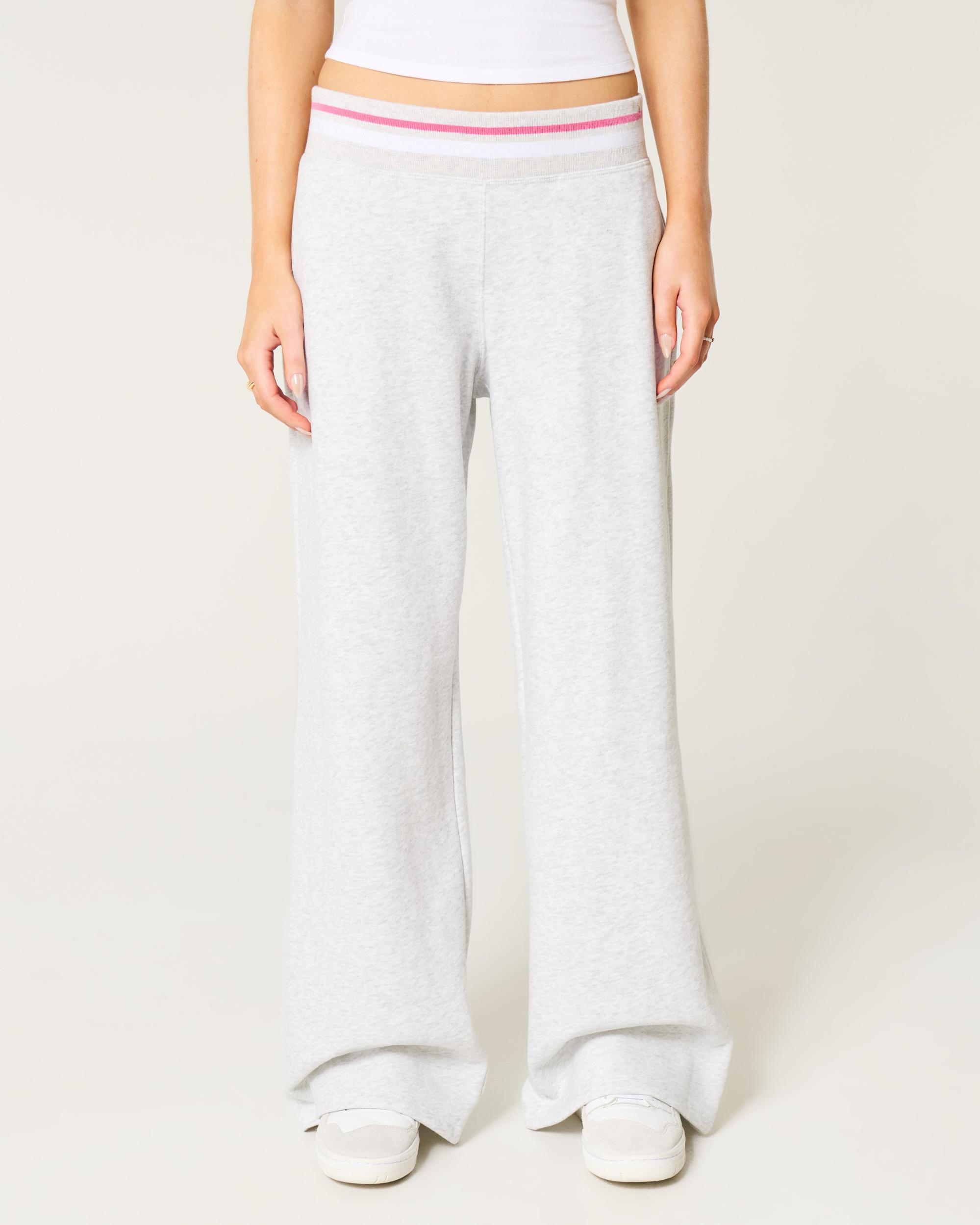 Tipped Wide-Leg Sweatpants Product Image