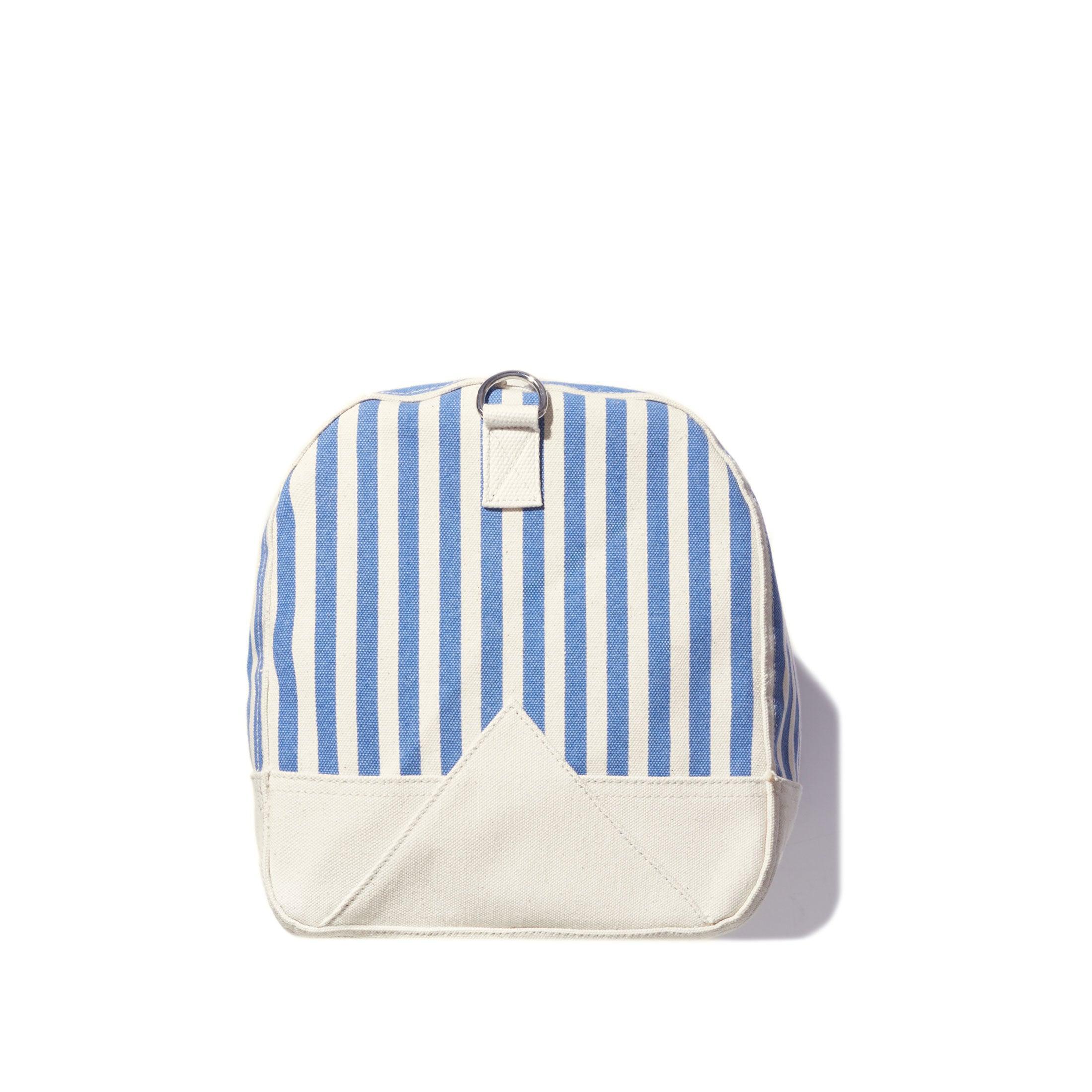 The All Over Striped Duffle Bag - Royal Blue/Canvas Mini Stripe Product Image