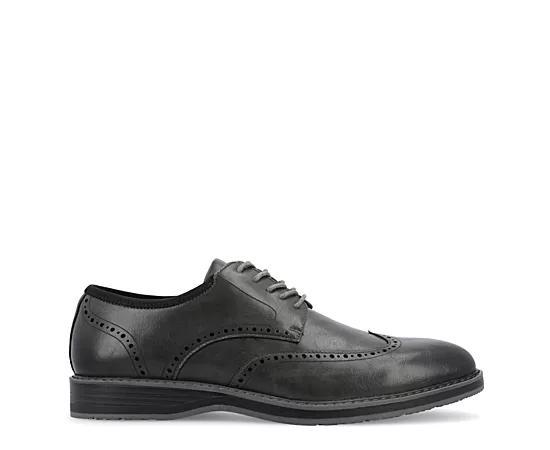 VANCE Ozzy Men's Wingtip Tru Comfort Foam Hybrid Dress Shoes, Size: 12, Grey Product Image