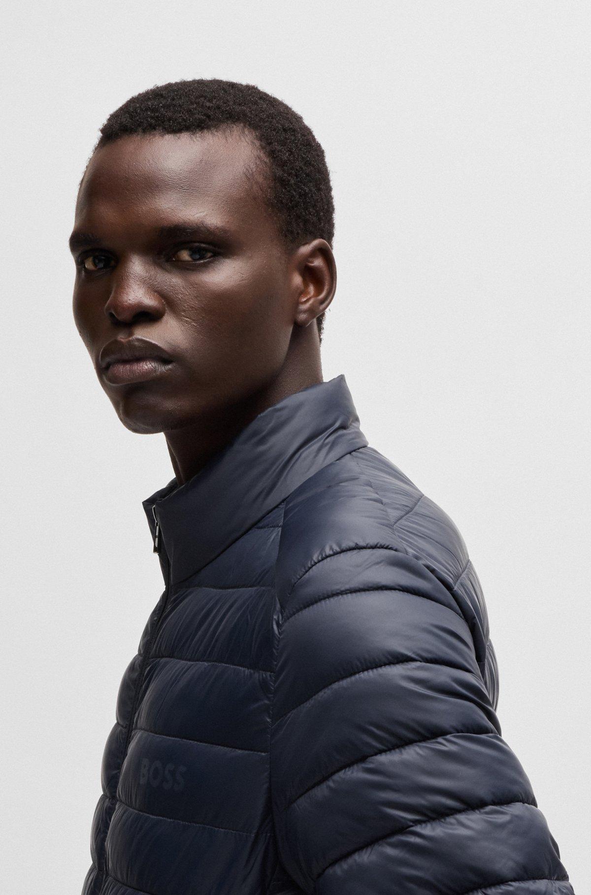 Water-repellent padded jacket with tonal logo Product Image