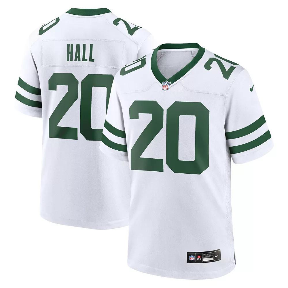 Men's Nike Breece Hall Legacy White New York Jets Game Jersey, Size: 2XL Product Image