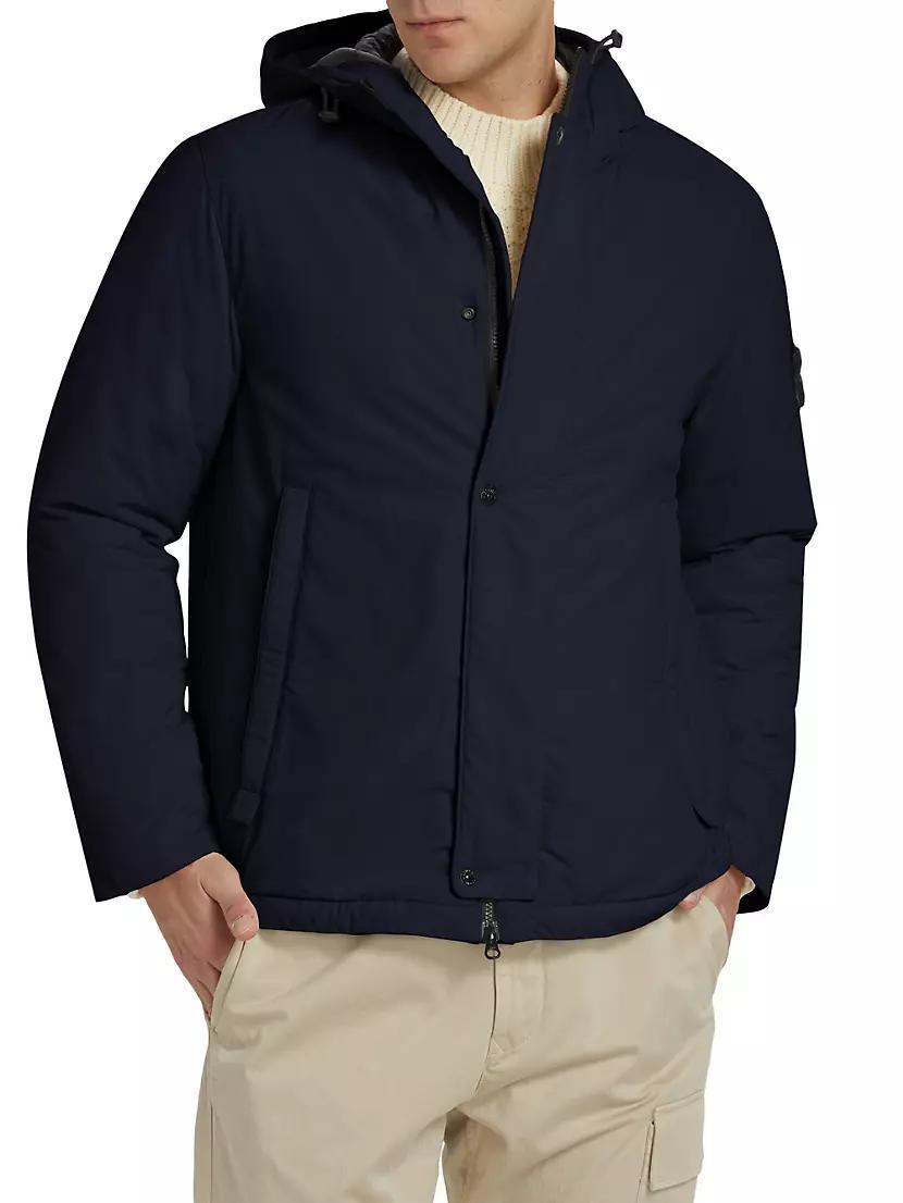 Hooded Drawcord Jacket Product Image