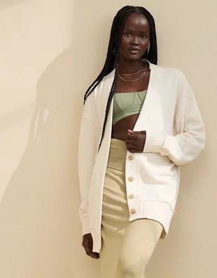 Aerie Fleece Cardigan Product Image