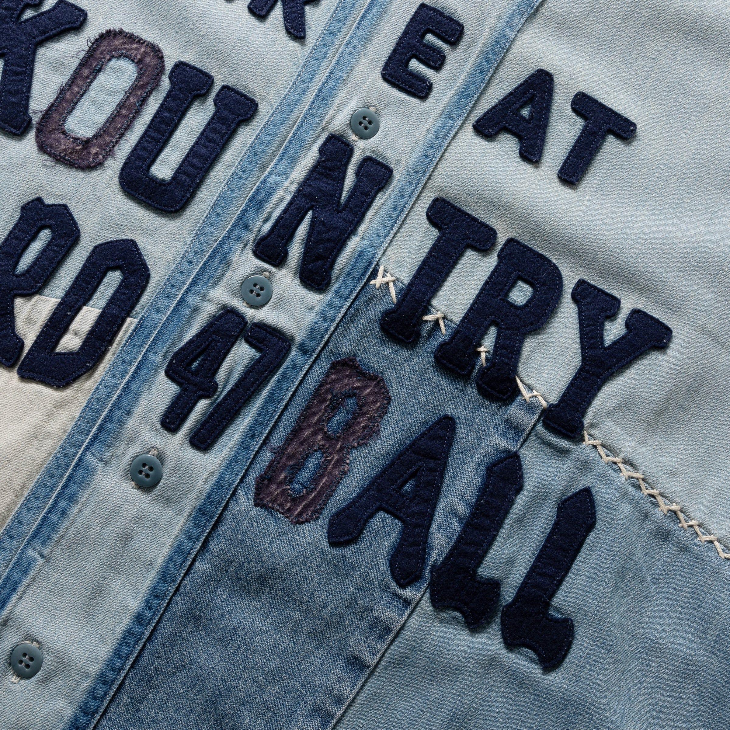 8OZ RECONSTRUCTION DENIM GREAT KOUNTRY BASEBALL SHIRT Male Product Image