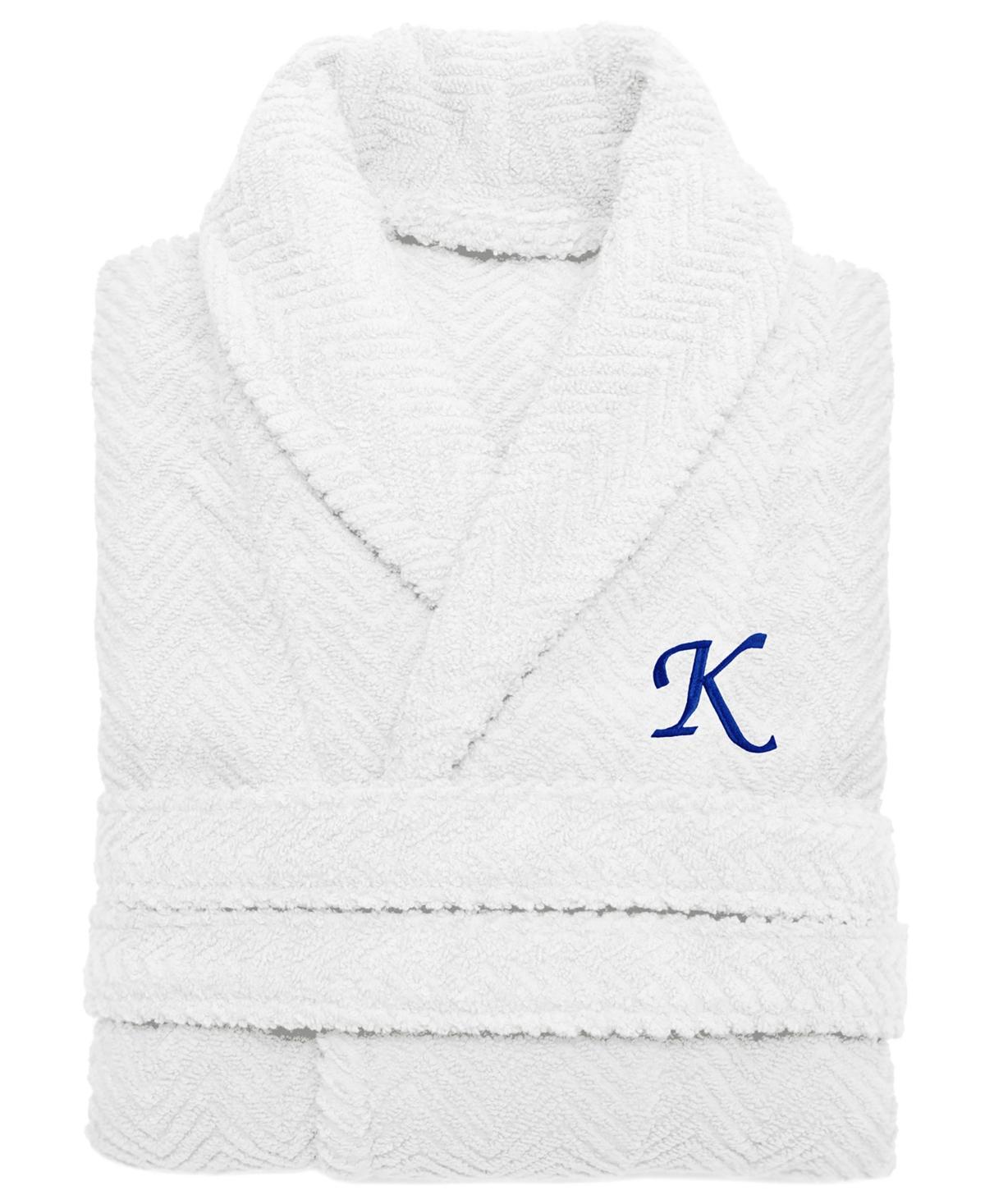 Linum Home Textiles Turkish Cotton Personalized Herringbone Weave Bathrobe, Womens Product Image