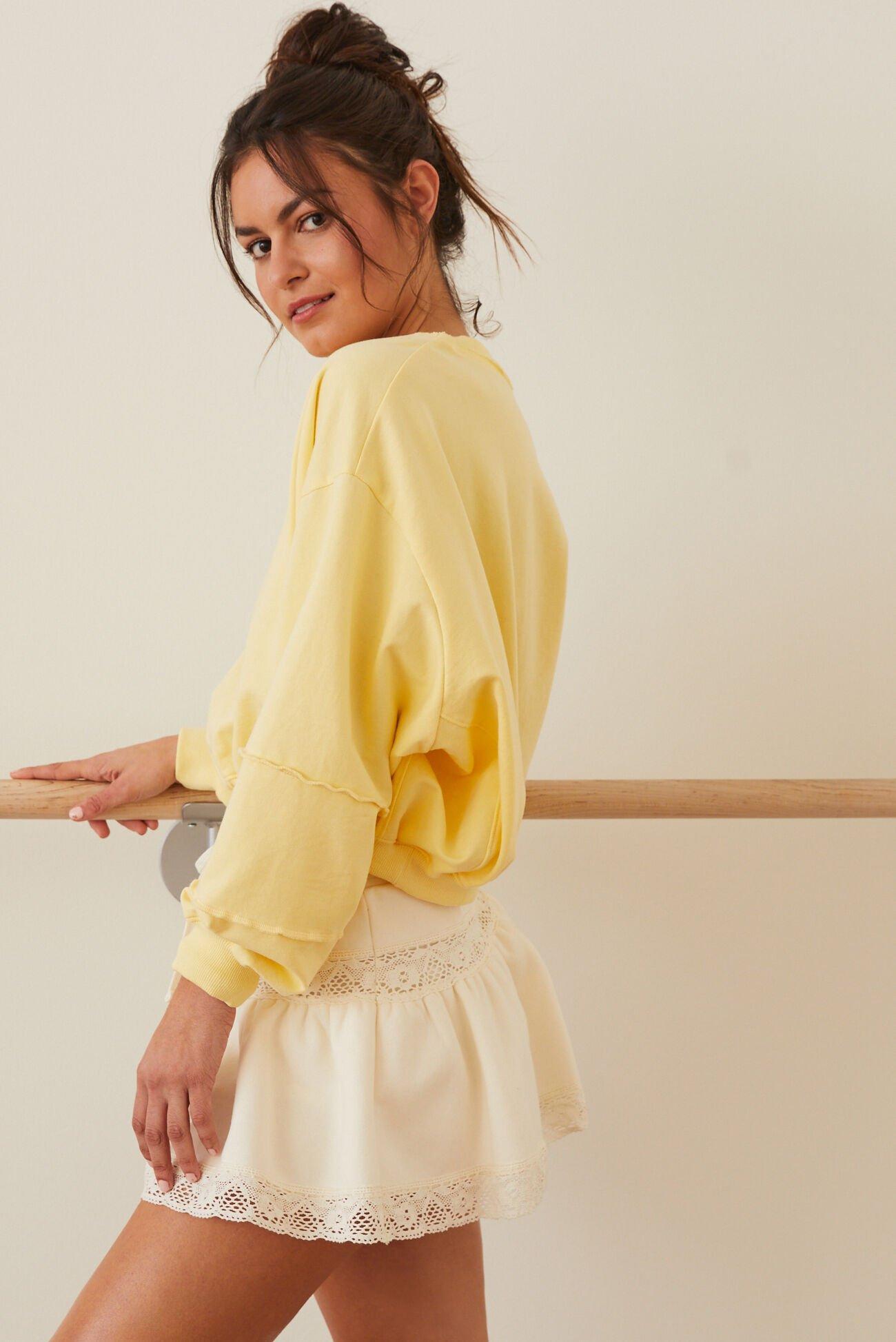 Kick Back Long Sleeve Crop Product Image