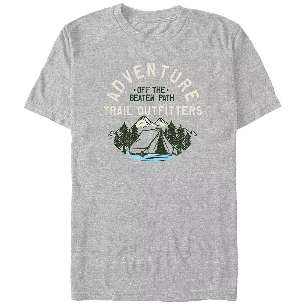 Big & Tall Adventure Trail Outfitters Graphic Tee, Men's, Size: 4XB, Athletic Grey Product Image