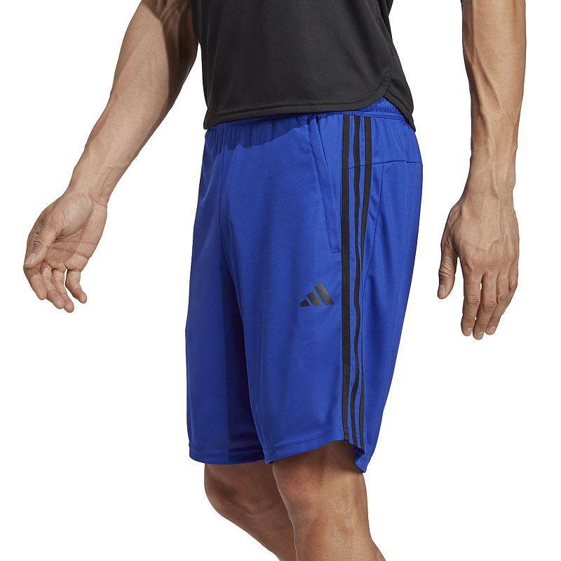 Big & Tall adidas Train Essentials Piqu 3-Stripes Training Shorts, Mens Product Image