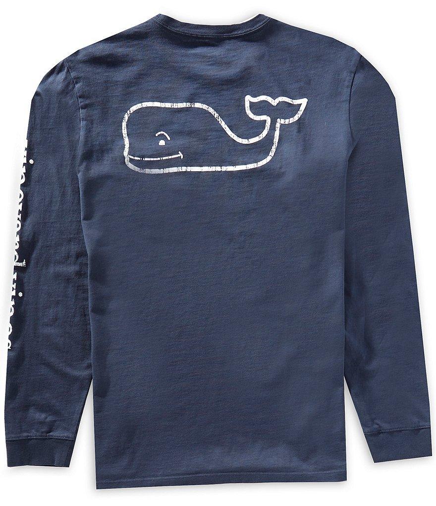 Vineyard Vines Vintage Whale Long Sleeve T-Shirt Product Image
