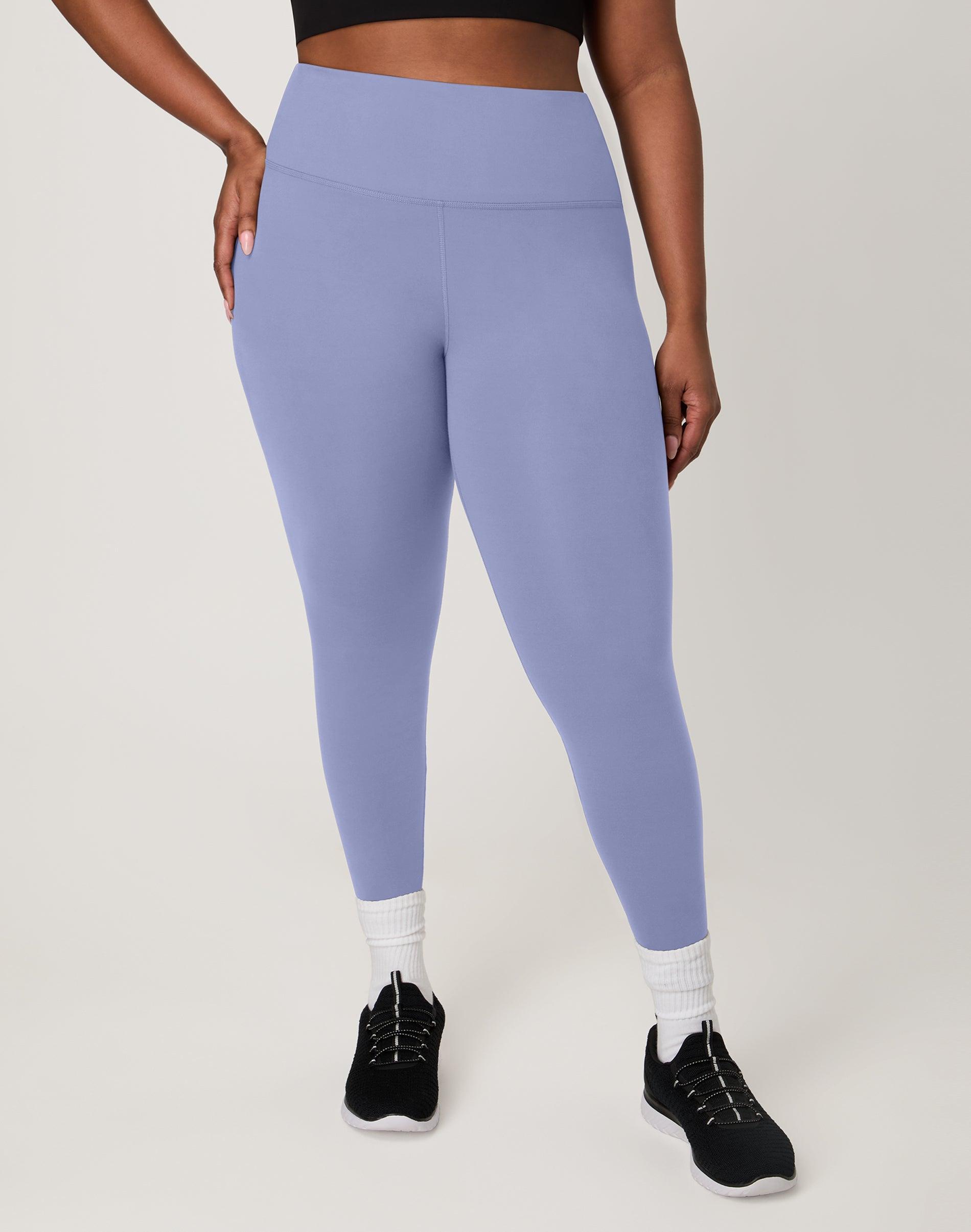 Women's Hanes Moves™ 7/8 Leggings with Internal Pockets, Size: Large, Blue Dive Product Image