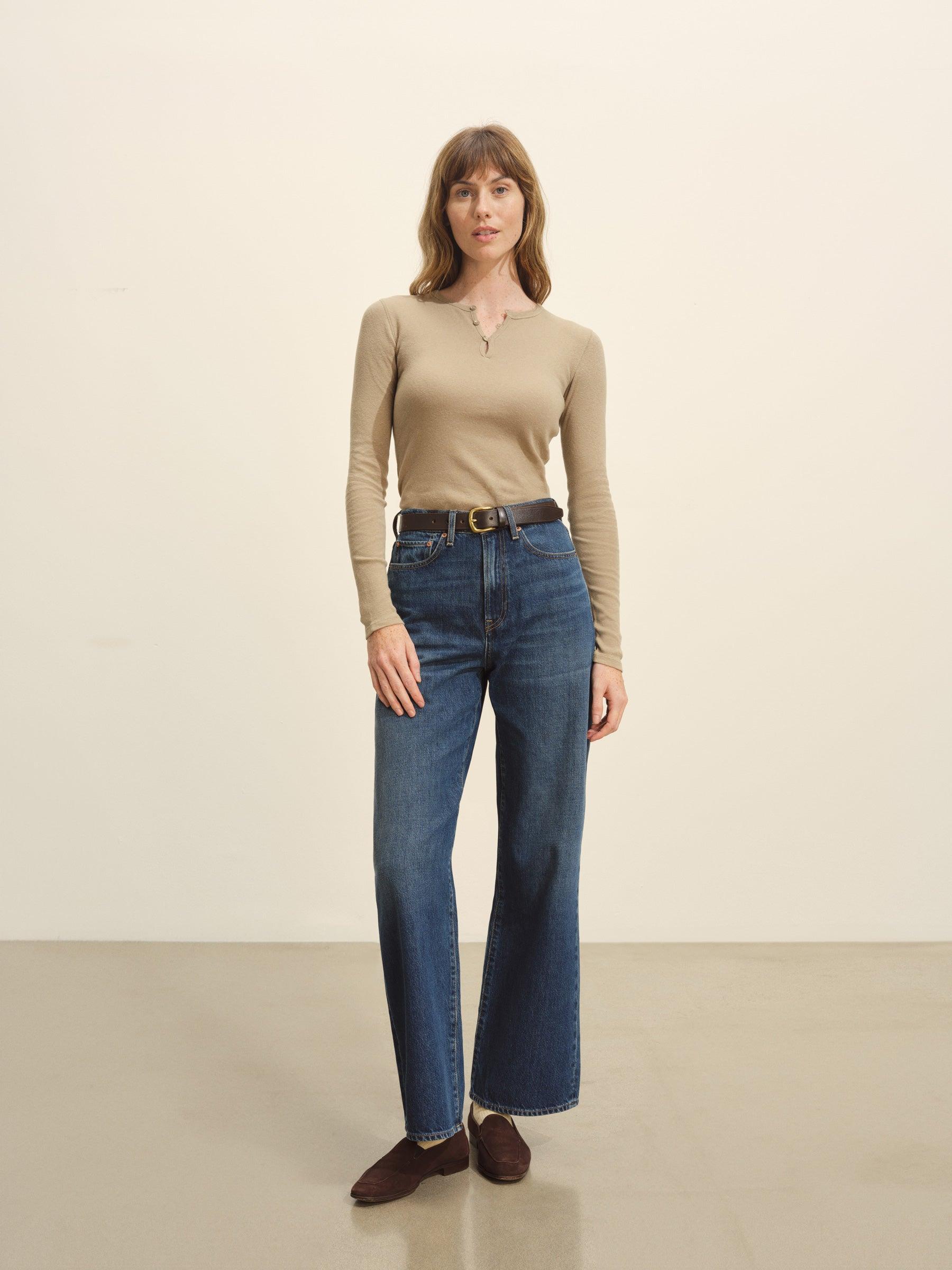 Driftwood Heirloom Rib L/S Henley Product Image