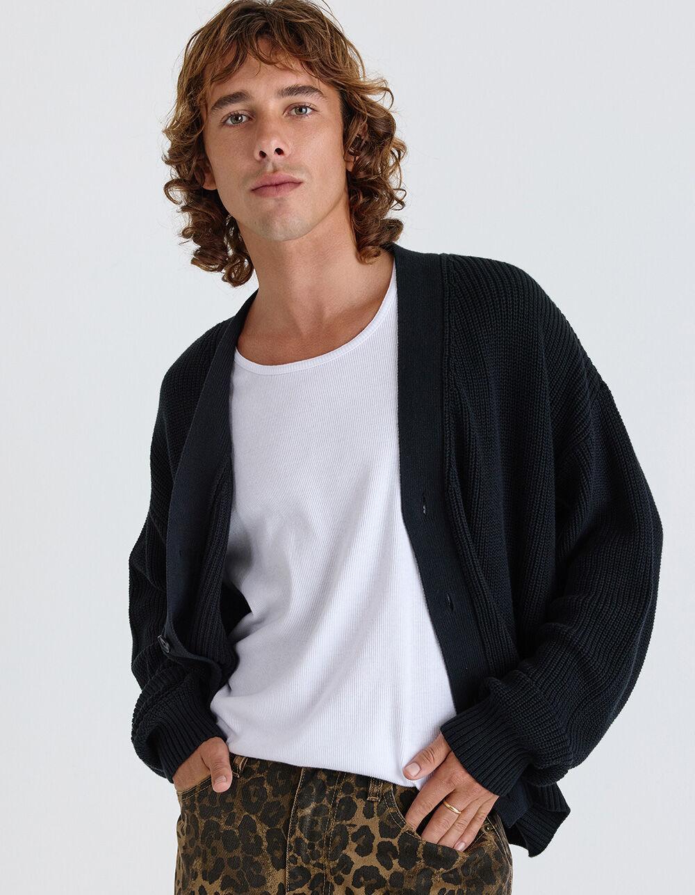 RSQ Mens Cardigan - BLACK Product Image