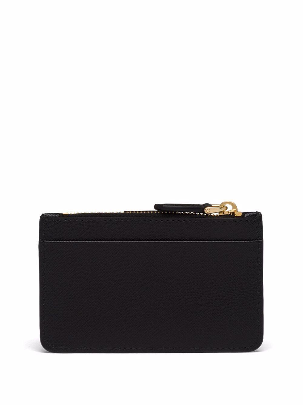logo-plaque zip-fastening purse Product Image