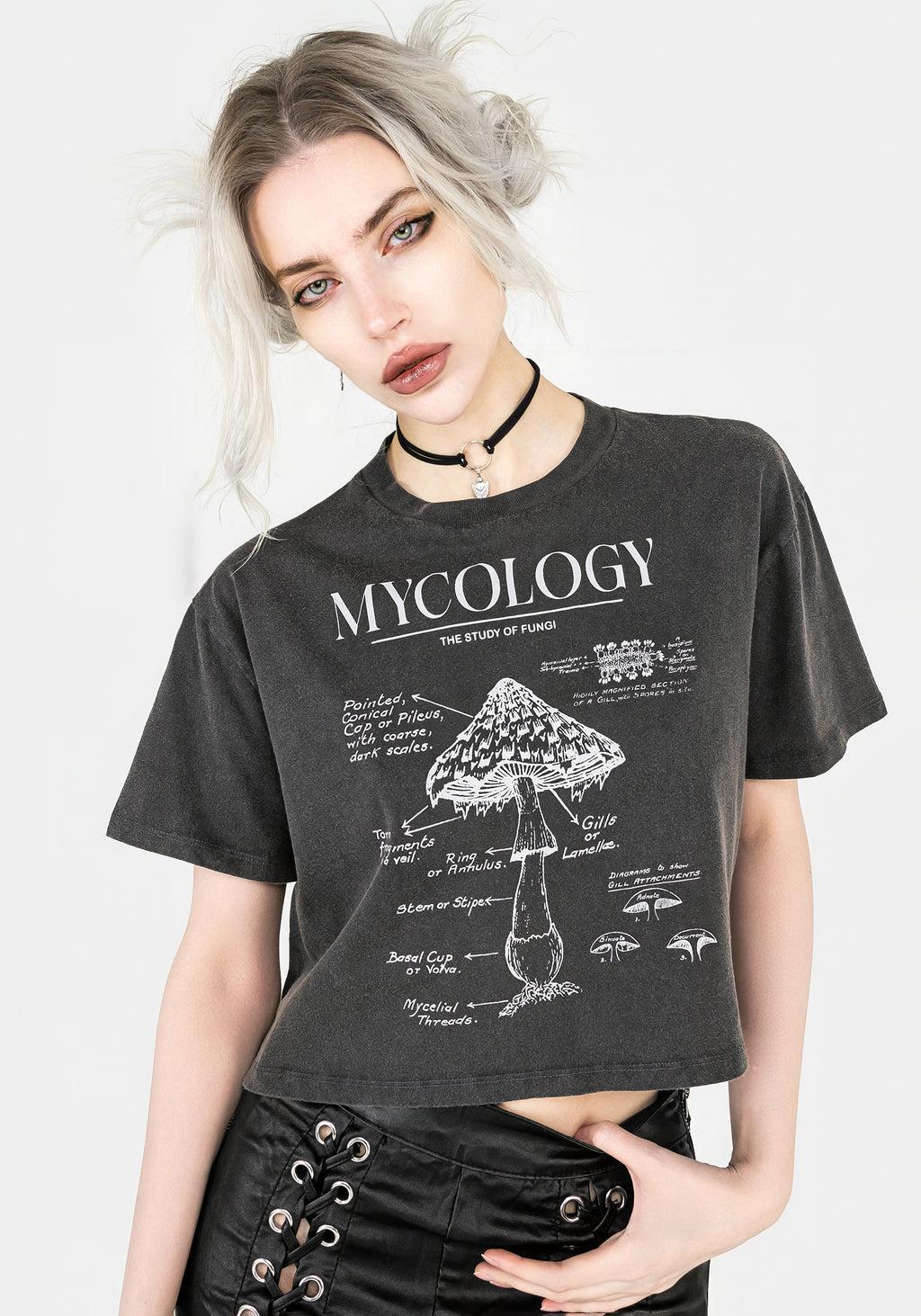 Mycology Boxy Crop T-shirt Product Image