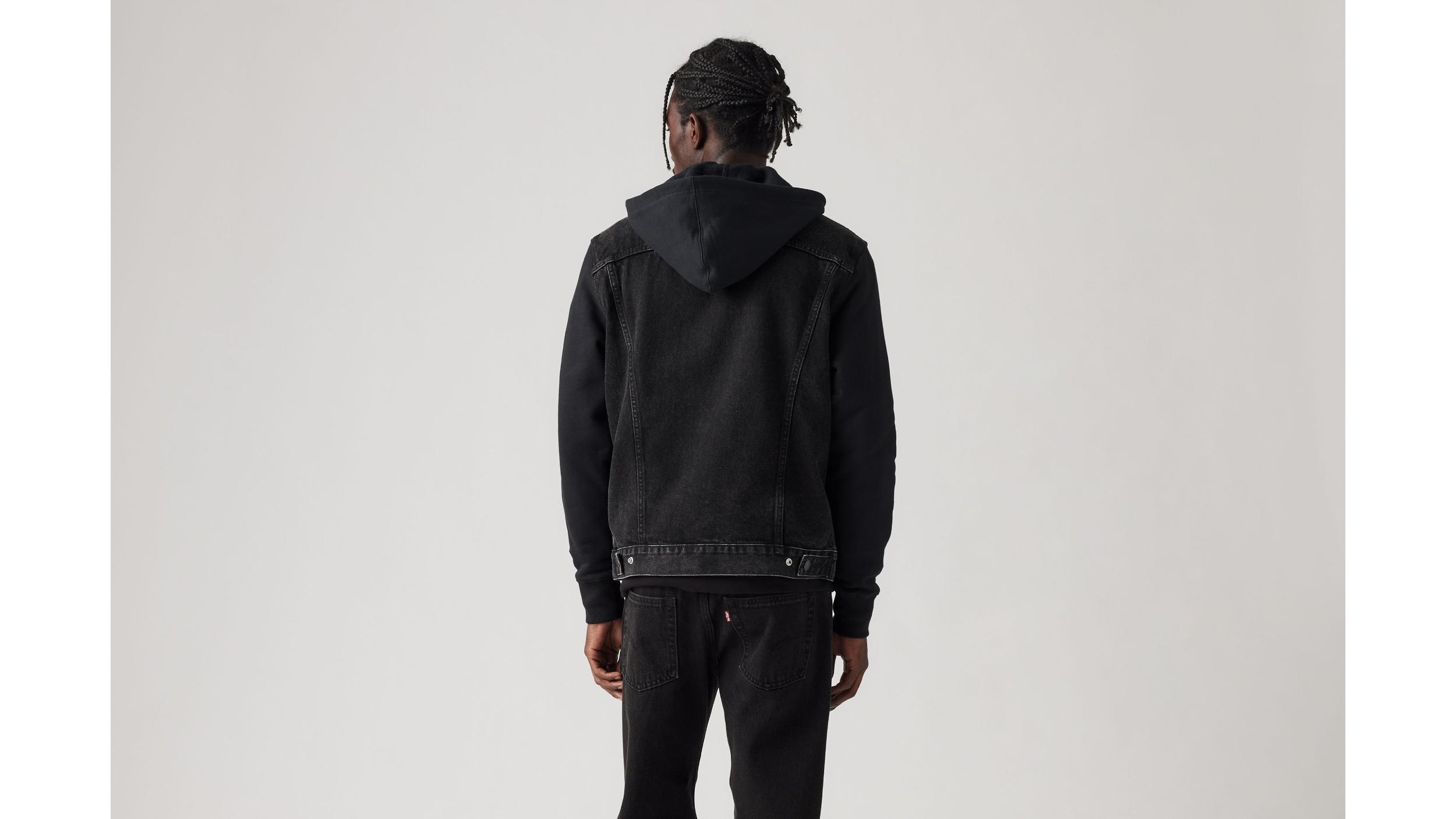 Hybrid Hoodie Trucker Jacket Product Image