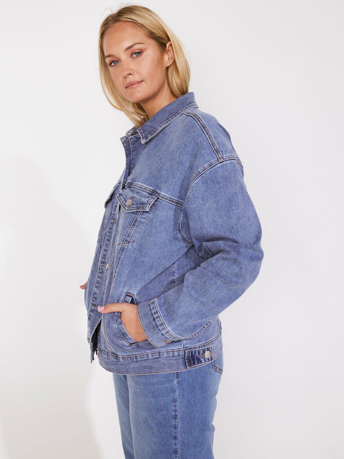 Westport Trucker Denim Jacket - Plus Product Image