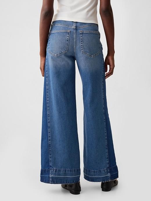 High Rise Stride Wide-Leg Jeans Product Image