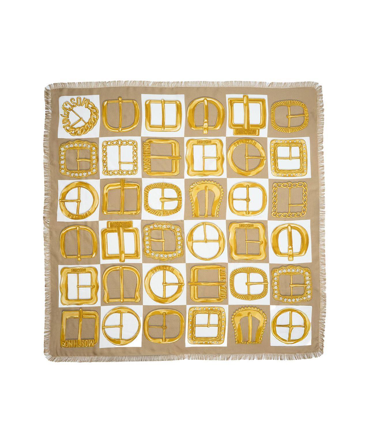 Silk scarf with print Product Image