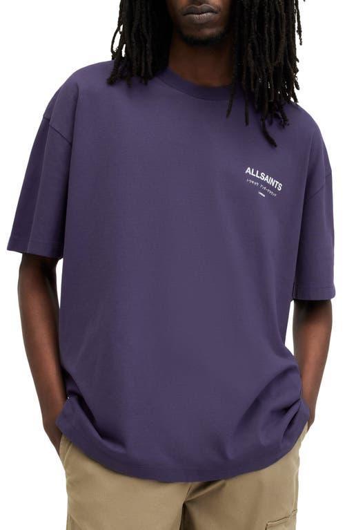 Allsaints Underground Organic Cotton Logo Graphic Tee Product Image