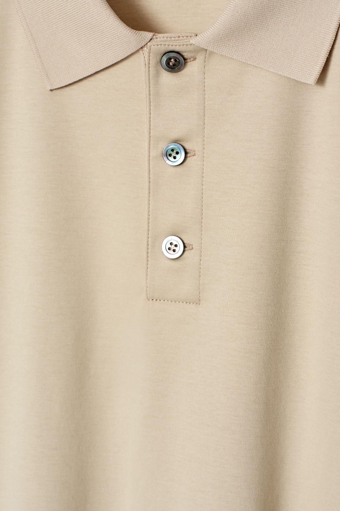 REGULAR-FIT MERCERIZED-COTTON POLO SHIRT Product Image
