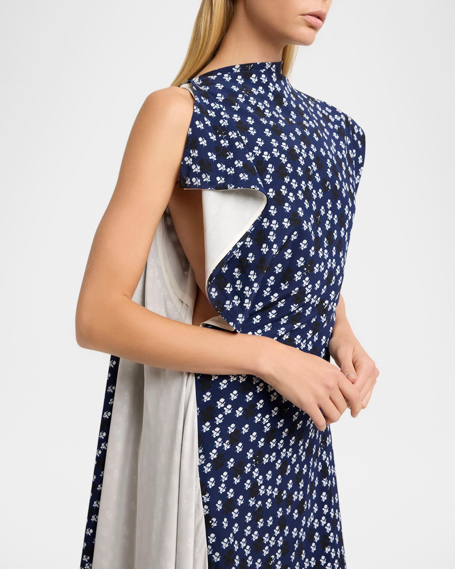 Devyn Printed Drape Maxi Dress Product Image