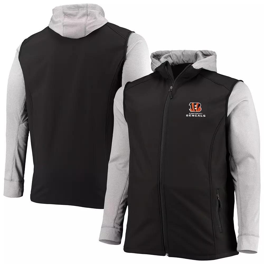 Mens Dunbrooke /Gray New Orleans Saints Big & Tall Alpha Full-Zip Hoodie Jacket Product Image
