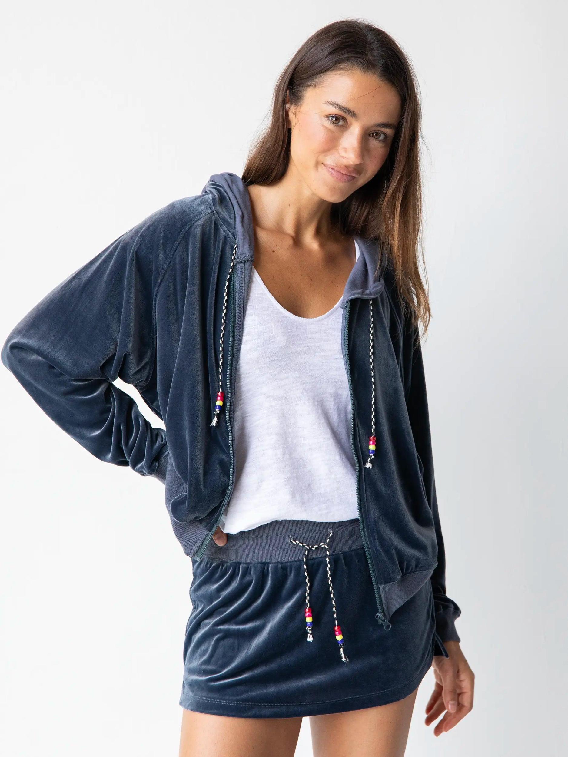 Make It Happen Skort - Slate Grey Product Image