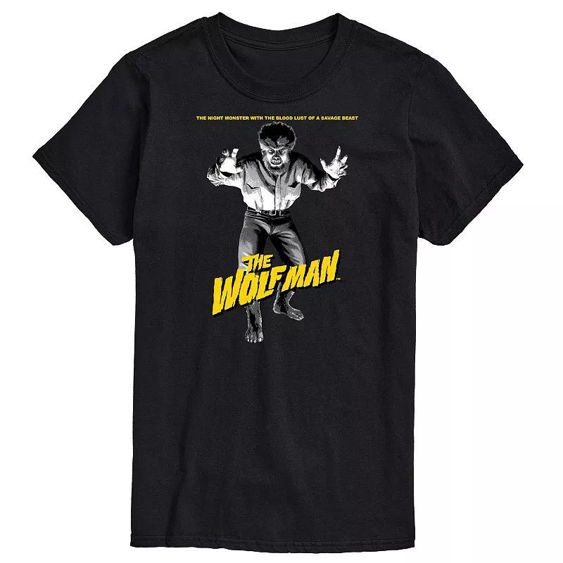 Big & Tall Universal Monsters The Wolfman Graphic Tee, Mens Product Image
