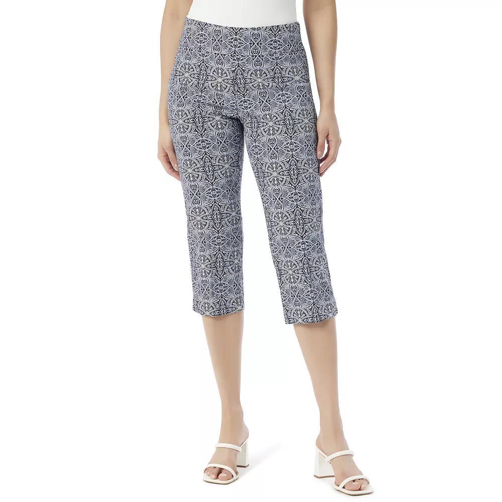 Womens Gloria Vanderbilt Pull On Capris Black Affair Product Image