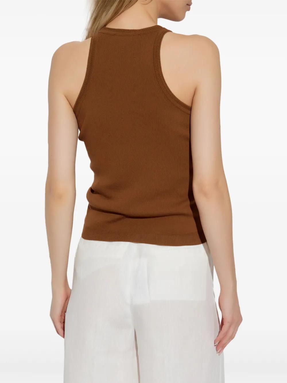 ribbed cotton tank top Product Image