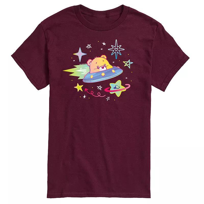 Big & Tall Care Bears UFO Stars Graphic Tee, Mens Product Image