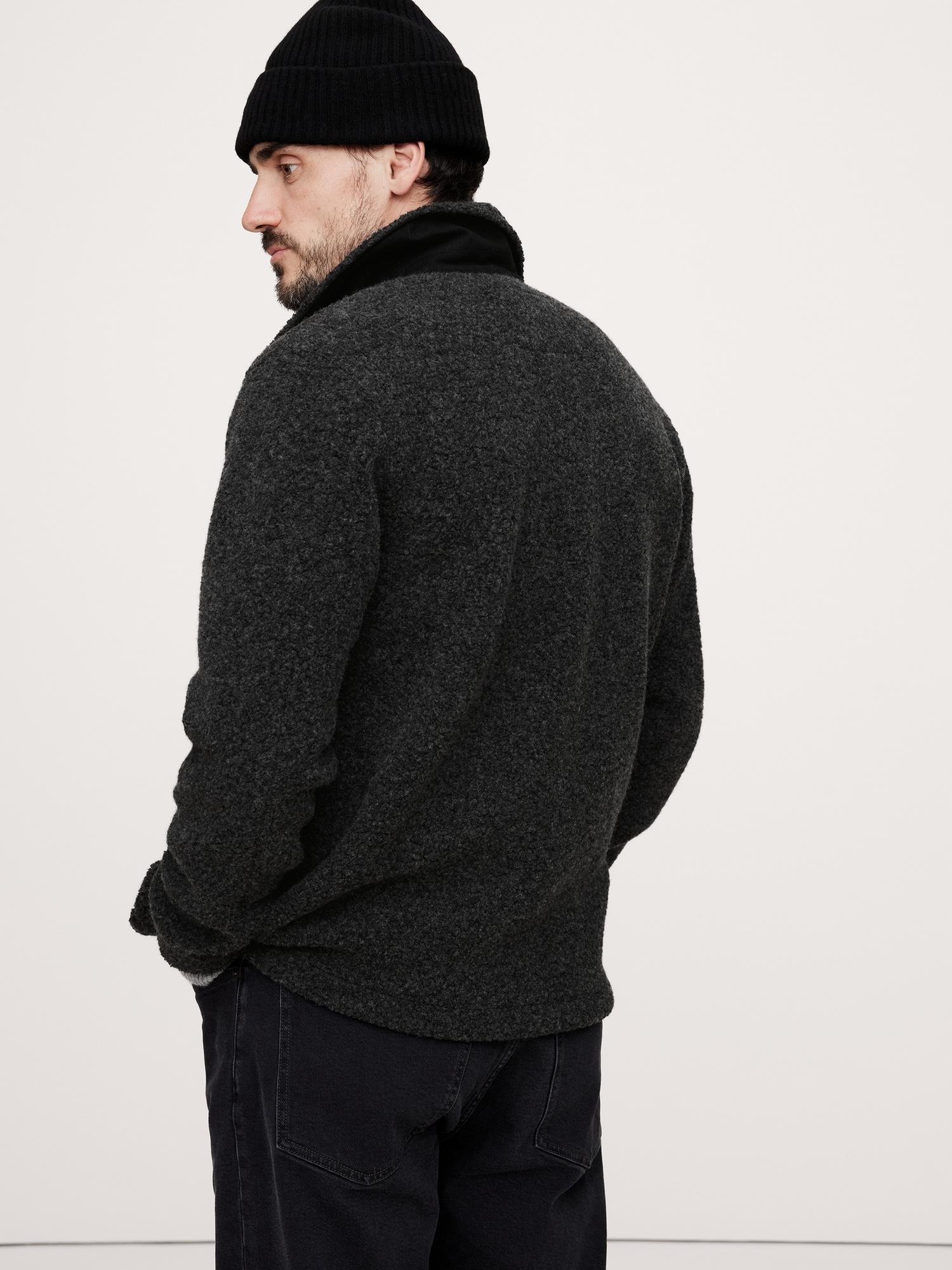 Wool-Blend Sherpa Chore Coat Product Image