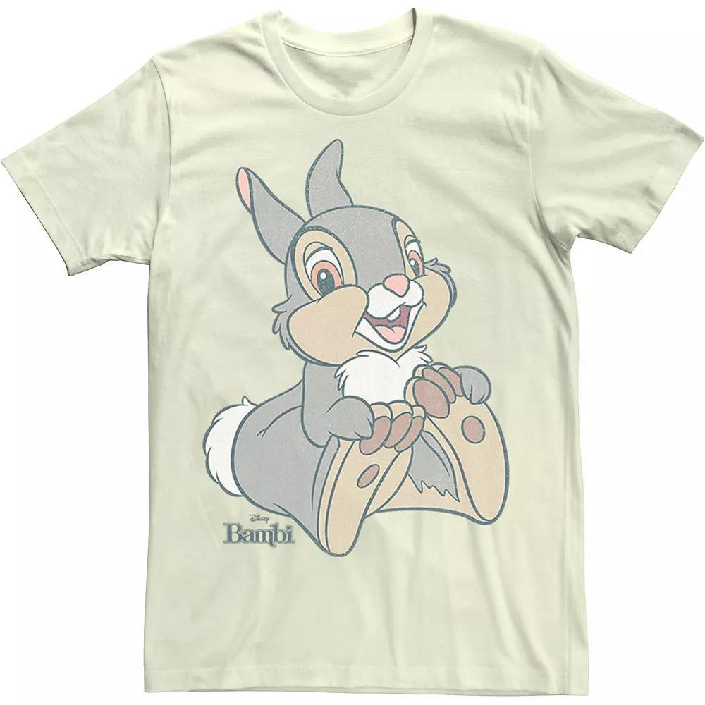 Disney's Bambi Thumper Men's Big Portrait Tee, Size: 3XL, Natural Product Image