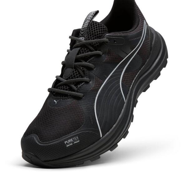 PUMA Reflect Lite Trail PTX Women's Running Shoes in Black/Silver/Cool Dark Grey Product Image