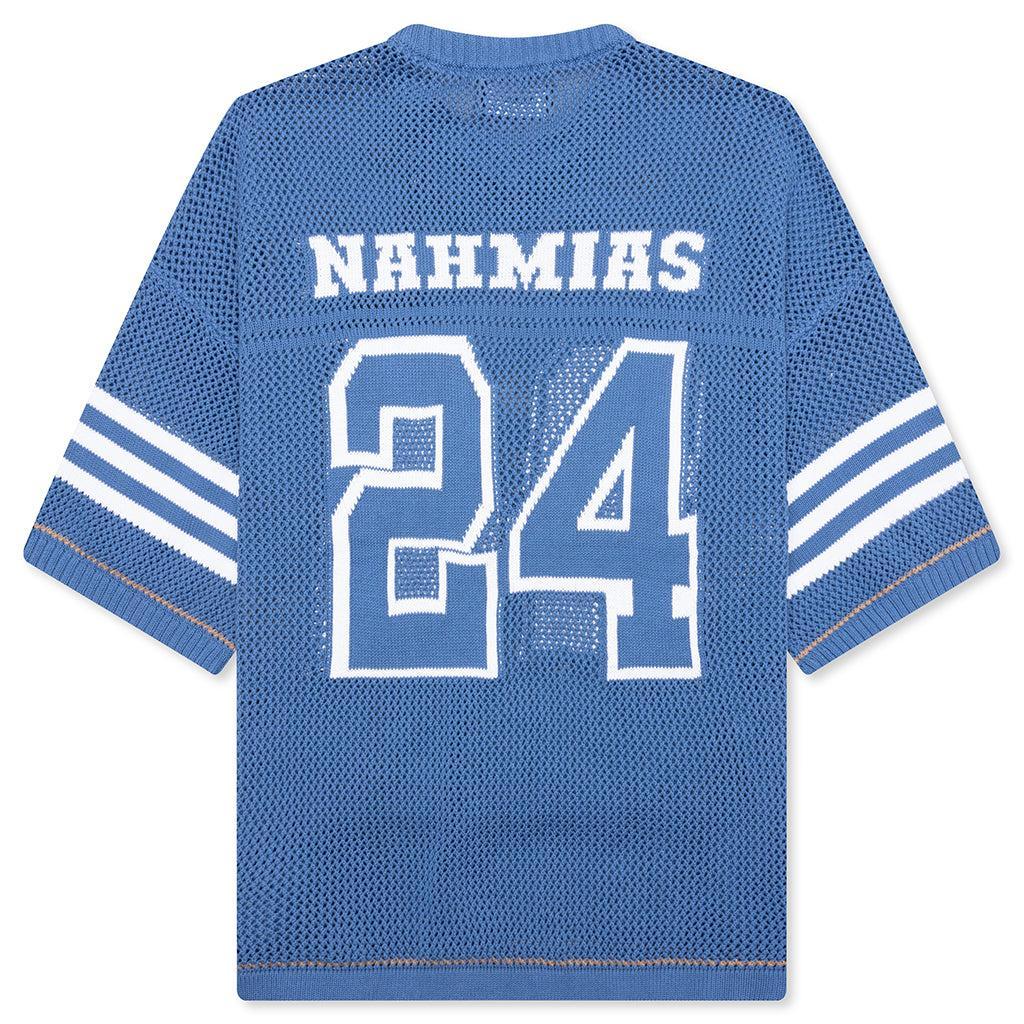 24 Football Knit Shirt - Light Blue Male Product Image