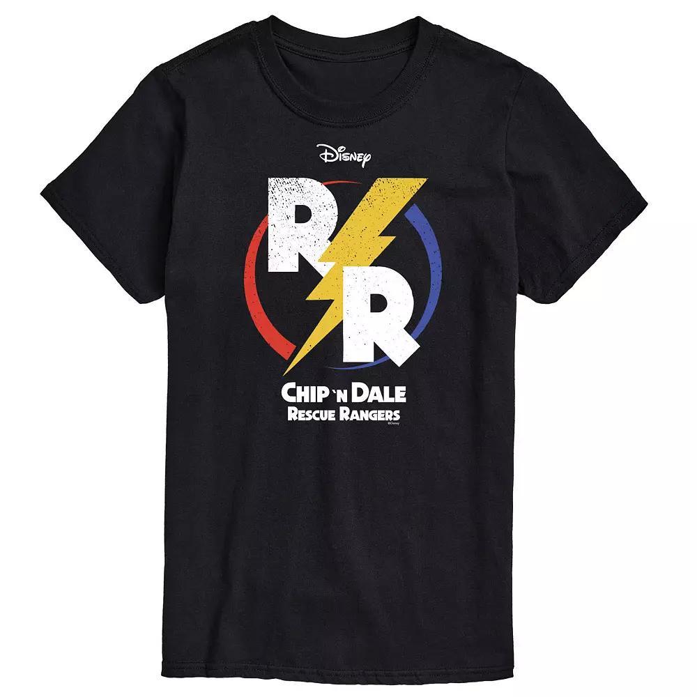 Disney's Mickey Mouse Men's Chip 'N Dale Rescue Rangers Logo Graphic Tee, Size: XL, Black Product Image
