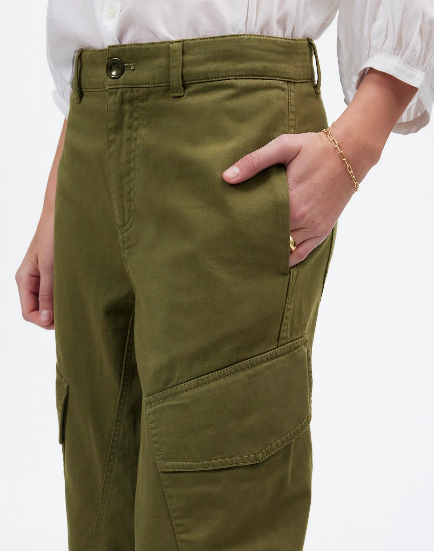 The Barrel-Leg Utility Pant in Garment-Dyed Twill Product Image