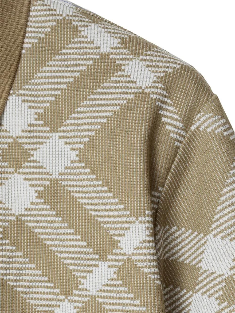 short sleeve cotton-blend polo Product Image
