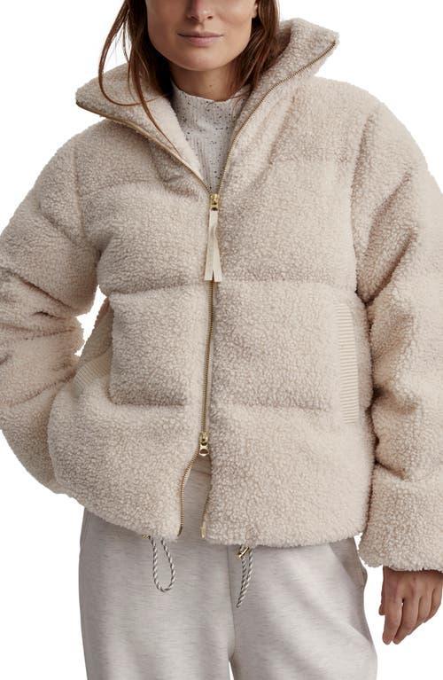 Varley Wilkins Sherpa Puffer Jacket (Chestnut) Women's Clothing Product Image