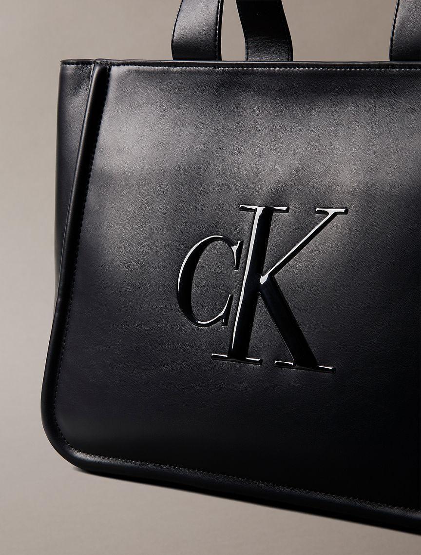 Embossed Monogram Logo Tote Bag Product Image