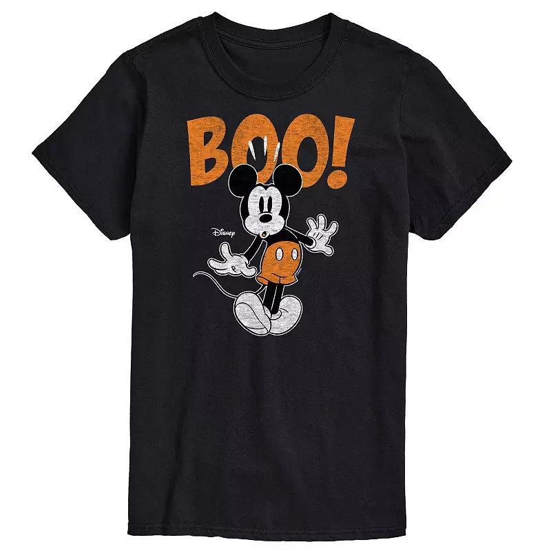 Disney's Mickey Mouse Men's Scared Boo Graphic Tee, Size: Medium, Black Product Image