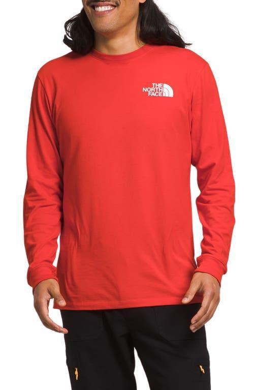 The North Face Men's L/S Box NSE Tee (TNF /Multi-Color) Men's T Shirt Product Image